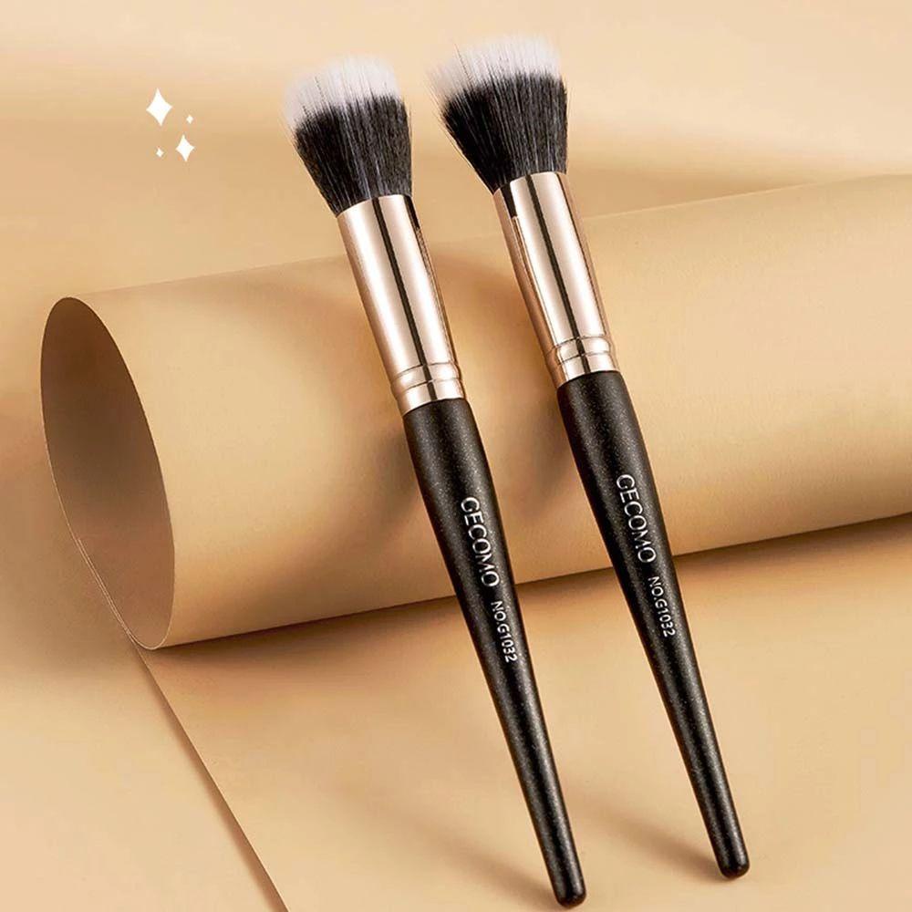 Cọ Đánh Má Hồng Mềm Mại Màu Đen Kích Thước Nhỏ Gọn Chuyên Nghiệp