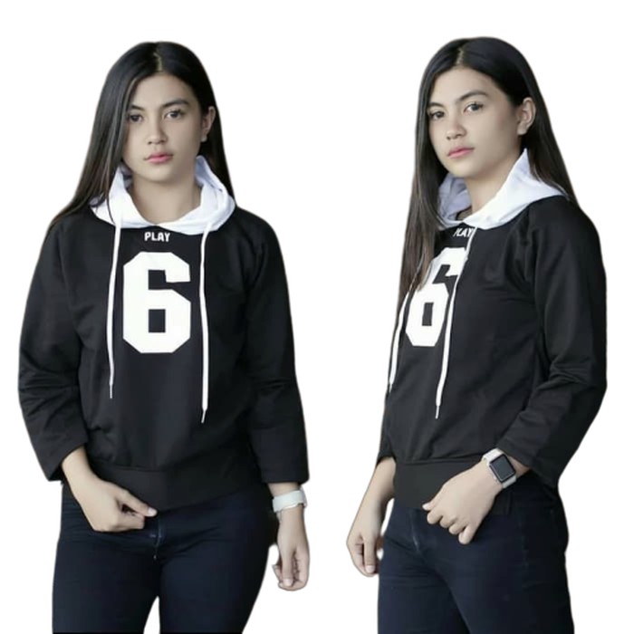 Áo Hoodie Tay Ngắn In Hình Nhân Vật Trong Game Play Six 6 Độc Đáo