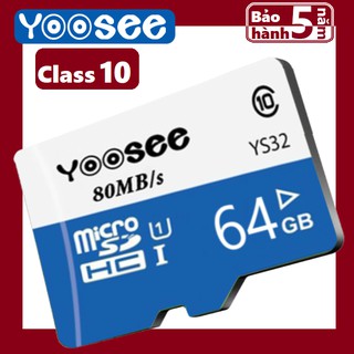Thẻ nhớ yoosee 64gb class10 chuyên dụng cho các dòng camera ip - thẻ micro sd tốc độ cao
