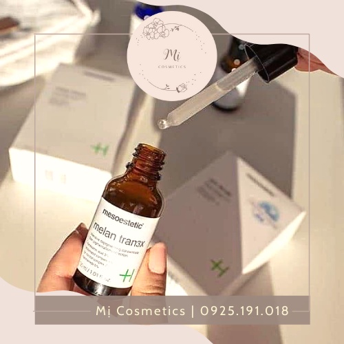 Serum giảm nám chuyên sâu Mesoestetic Melan Tran3x Concentrate 30ml BẢN MỚI NHẤT