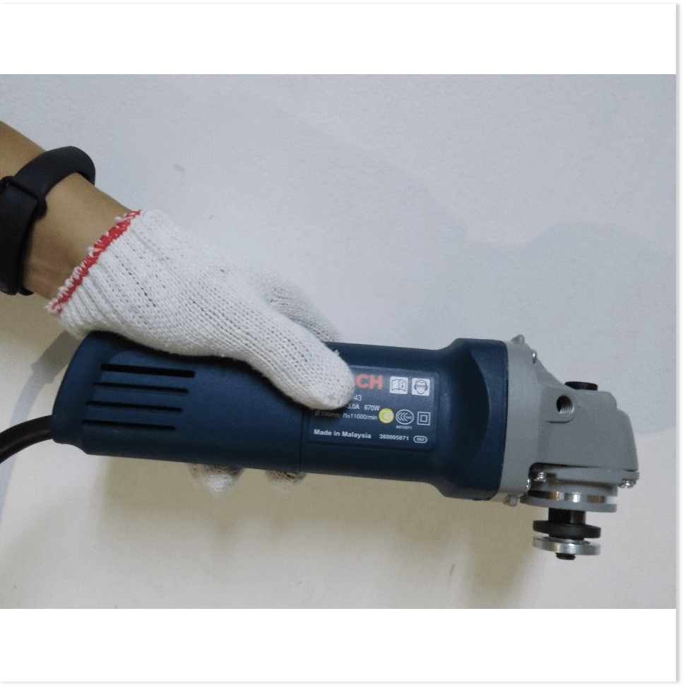 Máy Mài Góc Máy Cắt Cầm Tay BOS-GWS6-100 Ốp 1 Tấc Có Chỉnh Tốc Độ Nhanh Chậm Ruột Đồng Hàng Malaysia BH 6 Tháng