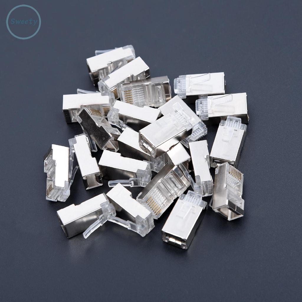 Set 50 Đầu Nối Dây Cáp Mạng Rj45 | BigBuy360 - bigbuy360.vn