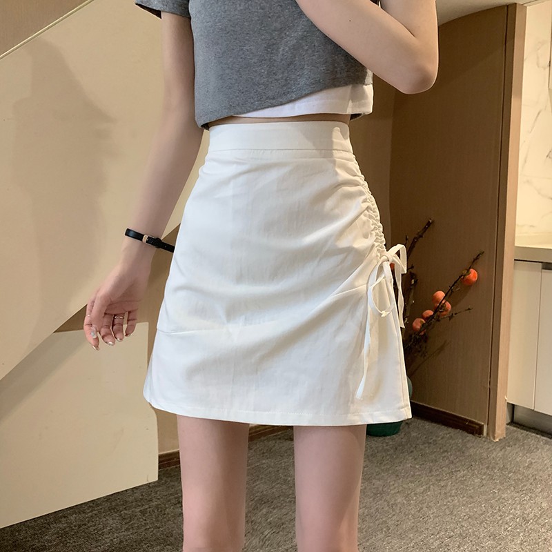 Chân váy ngắn dây rút sườn Guangzhou - Thời Trang Nữ GUEM