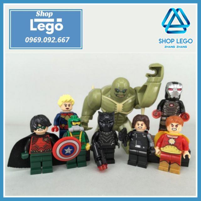 Xếp hình Abomination
Robin Miss Marvel Hyperion
Hydra Henchman Winter Soldier
Black Panther Lego Minifigures SY621