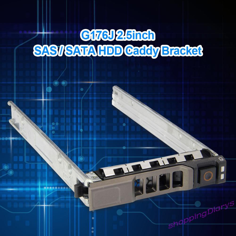 ✤Sh✤ 2.5 inch SAS/SATA HDD Tray Hard Disk Bracket for Dell R805 R900 R710 Server