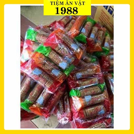 1 Bịch 10 Gói Bánh quy đồng tiền Bánh Kẹo Đồ Ăn Vặt Ngon Giòn Ngon Tuổi Thơ