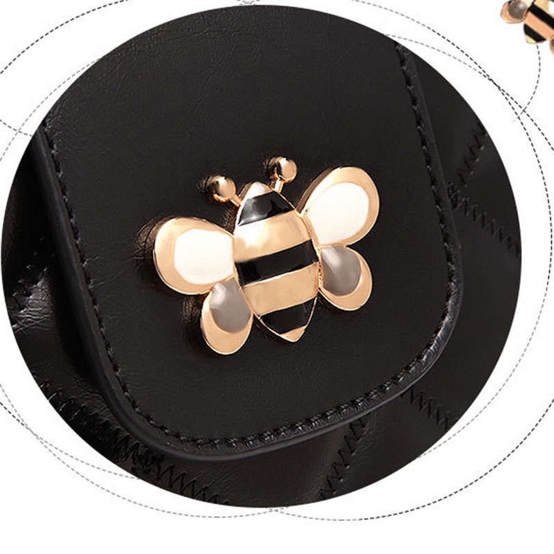 Túi đeo chéo IELGY phối hình thoi có dây xích thời trang dành cho nữ