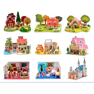Xếp hình - lắp ghép 3D thông minh cho bé - 3D puzzle