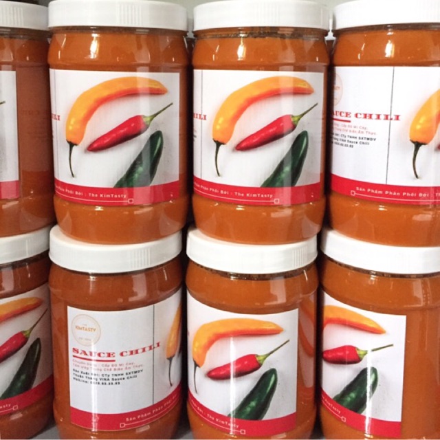 Ớt Chia Cấp Độ 900ml (5 Hộp)