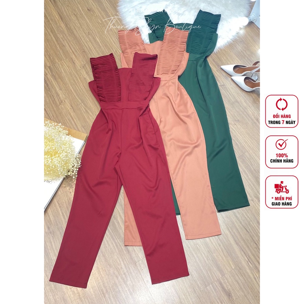 Jump hai dây bản to quần suông dài, thiết kế sang chảnh, hợp thời trang J1 - Thời trang nữ chính hãng Thương Shyn - Hàng