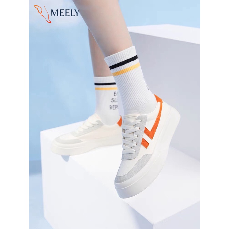 Giày Thể Thao Nữ Ulzzang MEELY dáng Bata Năng Động - H98
