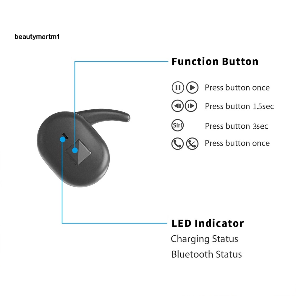 Tai Nghe Bgm Q1 Tws Bluetooth 5.0 Âm Thanh Hay Và Phụ Kiện