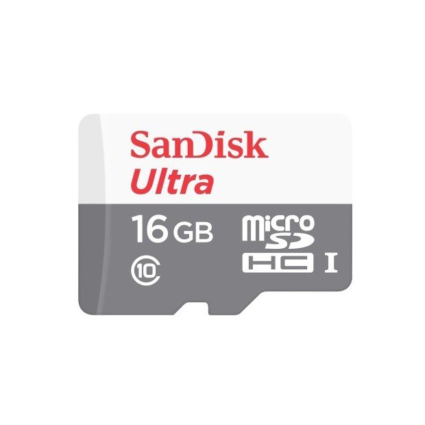 Thẻ nhớ MicroSDHC SanDisk Ultra 533X 16GB 80MB/s - Model 2017 (Trắng bạc)