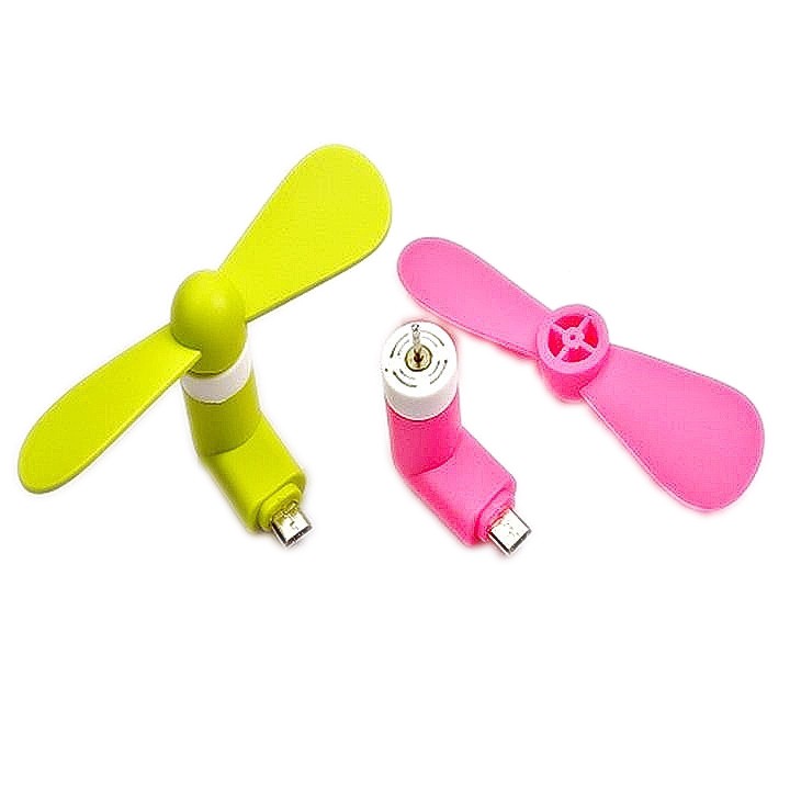 Bộ 2 Quạt 2 cánh mini cho iPhone và samsung