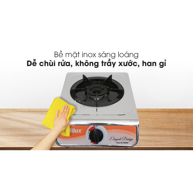 Bếp Ga Đơn Namilux, CHẤT LƯỢNG NHẬT BẢN, Bếp Gas Bền NA-300ASM - Chính Hãng