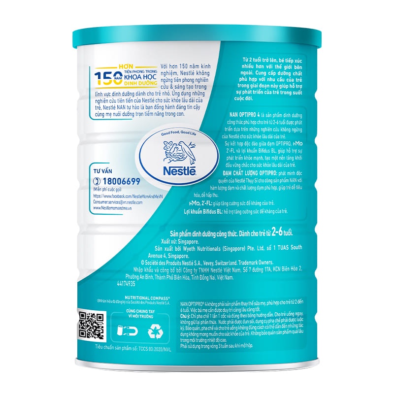 Sữa Bột Nestlé NAN OPTIPRO 4 HMO (1.5kg)