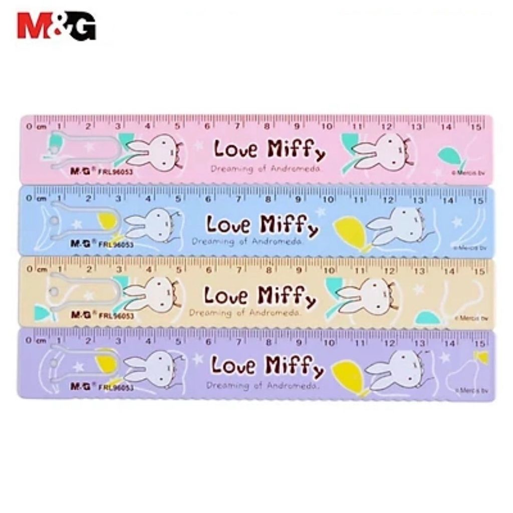 Thước nhôm nhiều màu 15cm M&amp;G - FRL96053