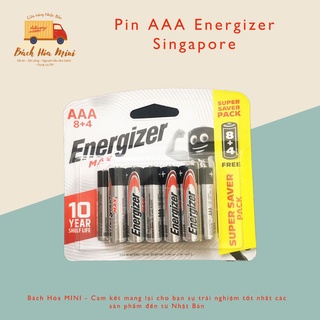 Pin AAA Energizer Max Singapore chính hãng - Bách Hóa Mini