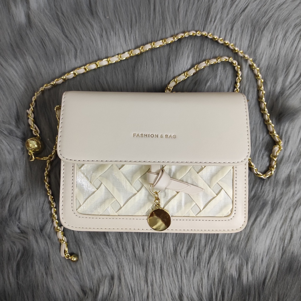 Túi đeo chéo vân đan - Hàng loại 1 - TB.Store DC470 20x14x8