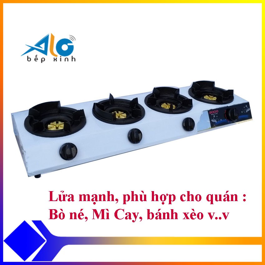 CỤM ĐÁNH LỬA Bếp ga công nghiệp Sogo 1 lò - sogo 2 lò - sogo 3 lò - sogo 4 lò - Xuất xứ Đài loan - Alo Bếp xinh