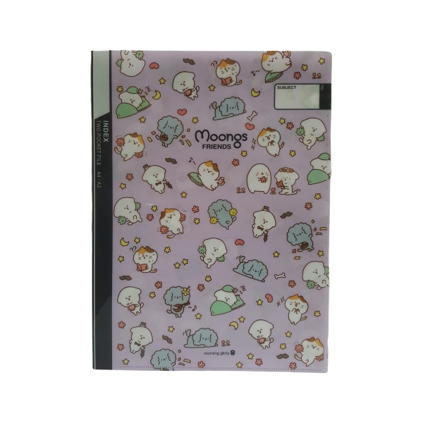 Bìa 2 Túi Design (Tím) - Morning Glory 79645 - Morning Glory