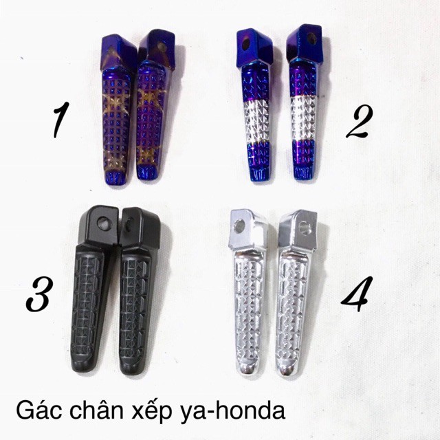 Gác chân xếp titan Honda  &amp; Yamaha