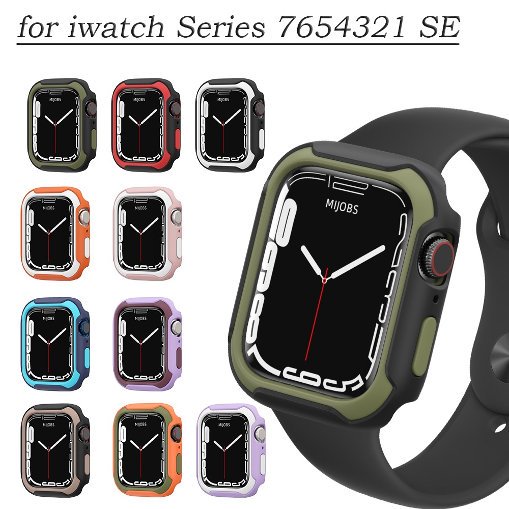 Ốp Bảo Vệ Màn Hình Đồng Hồ Thông Minh iwatch series 7 6 5 4 if Tương Thích 40mm 41mm 44mm 45mm