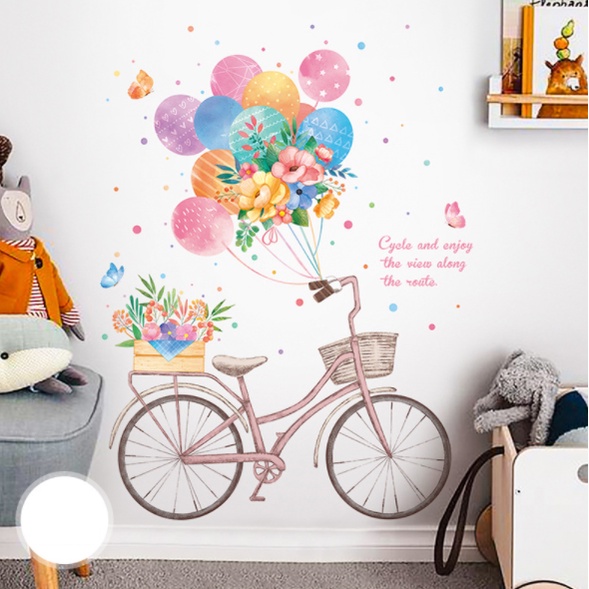 Decal trang trí trường - Mẫu Cartoon cực dễ thương