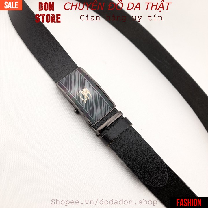 [HOT] Thắt Lưng Nam Da Thật 100% Mẫu Mới Khóa Lăn Tự Động Thép Không Gỉ Dày Dặn - Bền Bỉ ( BH 12 THÁNG)