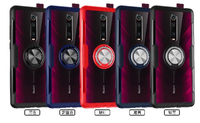 Ốp lưng Redmi K30 / K30 5G / Redmi K20 / K20 Pro / Mi 9T / K40 / Poco F3 dùng chung Giá đỡ mặt lưng trong viền màu
