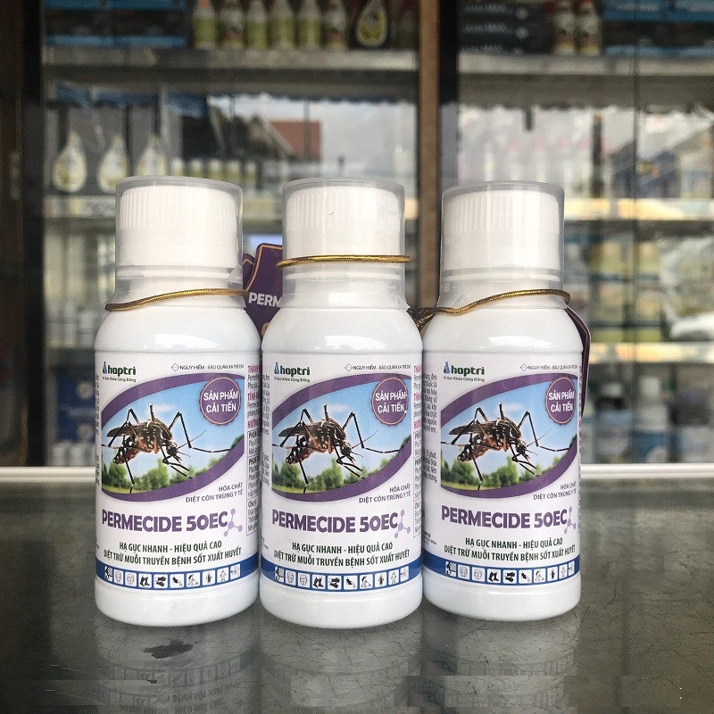 PERMECIDE 50EC - Chai 100ml (Hợp Trí) Diệt Trừ Ruồi Muỗi Và Côn Trùng - Hạ Gục Nhanh Tiêu Diệt Gọn