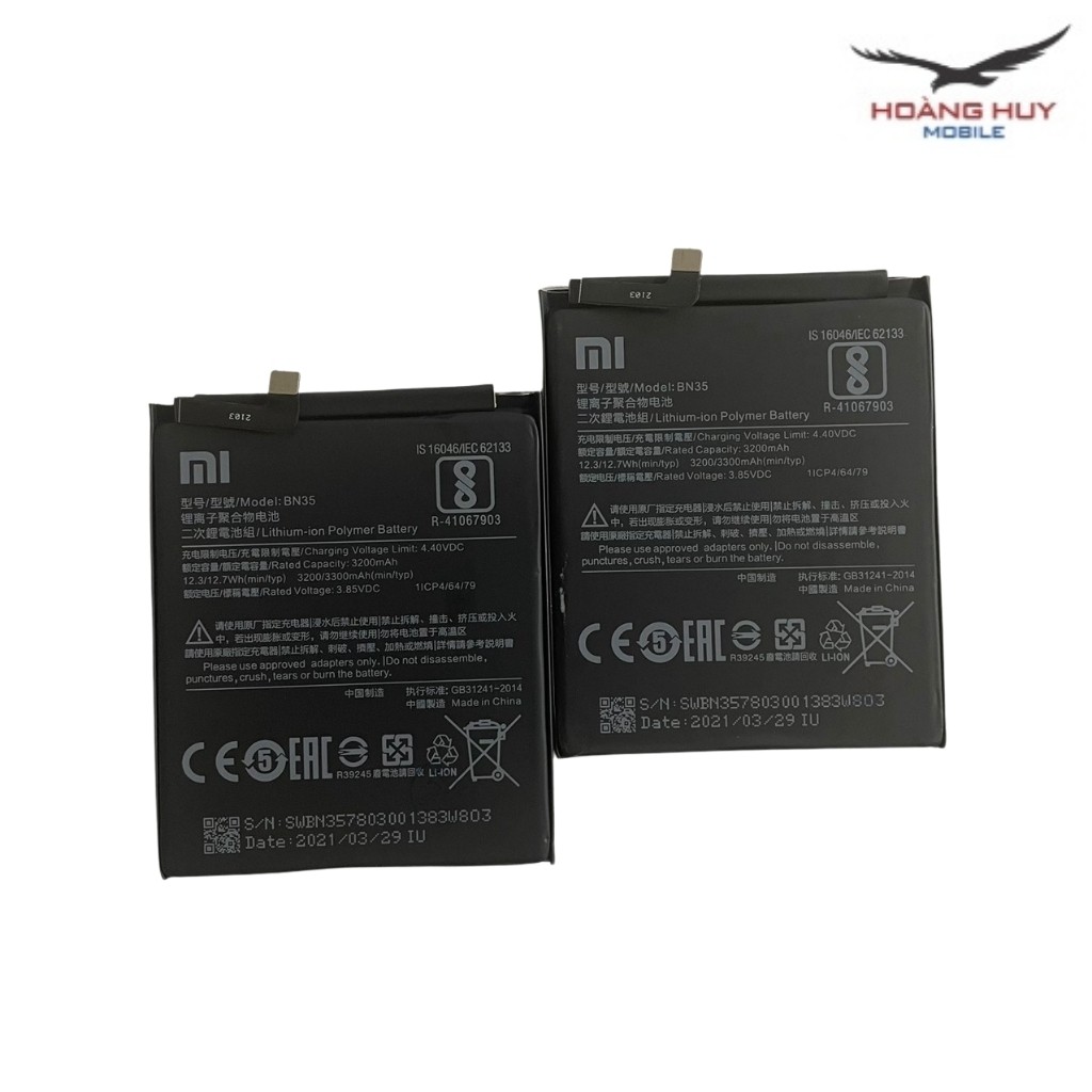 Pin Xiaomi Redmi 5 BN35 Dung Lượng 3300mAh Hàng Zin Nhập Khẩu Bảo Hành 6 Tháng 1 Đổi 1