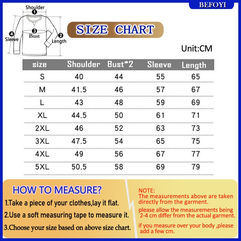 Áo sơ mi nam BEFOYI tay dài size lớn 5XL