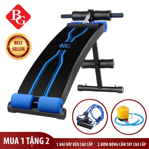 BG Ghế tập bụng cong muse mẫu 160 thiết kế mới (xanh đen)