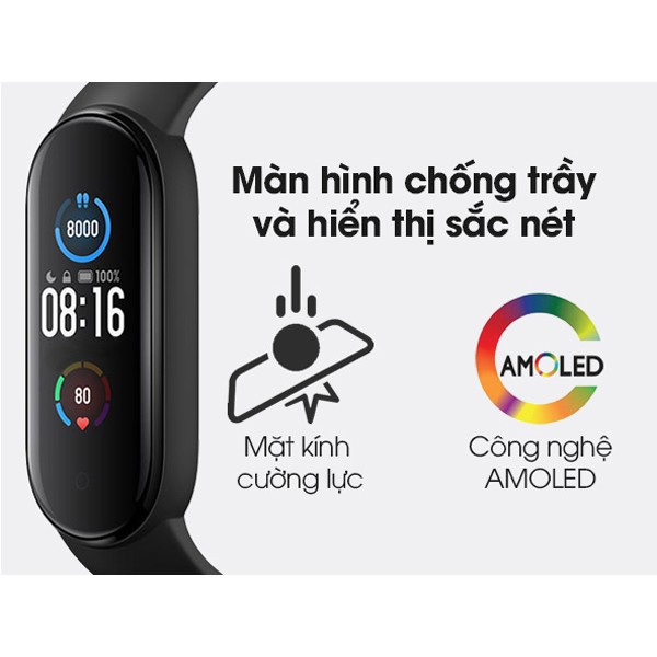 Đồng Hồ Xiaomi Mi Band 5 và miband 4 Đo nhịp tim theo dõi sức khỏe - Đồng hồ báo thức - Chính hãng - BH