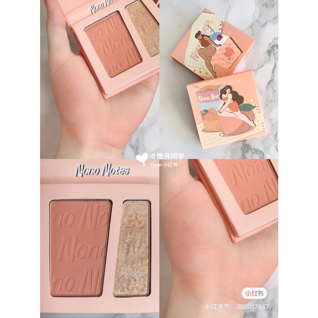 Phấn má hồng nono notes + highlight | BigBuy360 - bigbuy360.vn