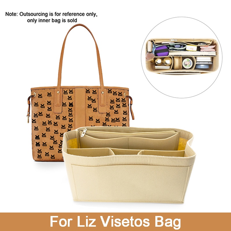 Túi chèn EVERTONER đựng mỹ phẩm thích hợp cho túi xách Liz Visetos