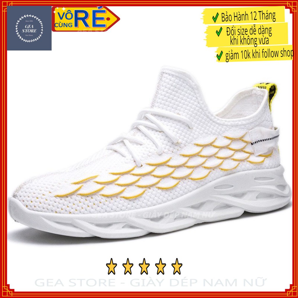 Giày sneaker nam vảy cá gea, Giày thể thao nam kiểu dáng sport, đi tập gym đánh bóng chuyền - Mã GEATT05 | BigBuy360 - bigbuy360.vn