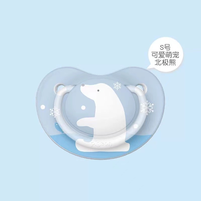Ti Ngậm Pigeon Cho Bé Ty Giả Siêu Mềm Đầu Núm Tròn Chất Liệu Silicone Cao Cấp An Toàn 3 Size S M L Vỉ 1 Cái