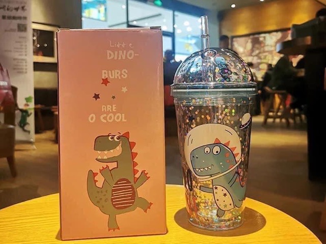 Bình Đựng Nước Khủng Long 3D Cho Bé