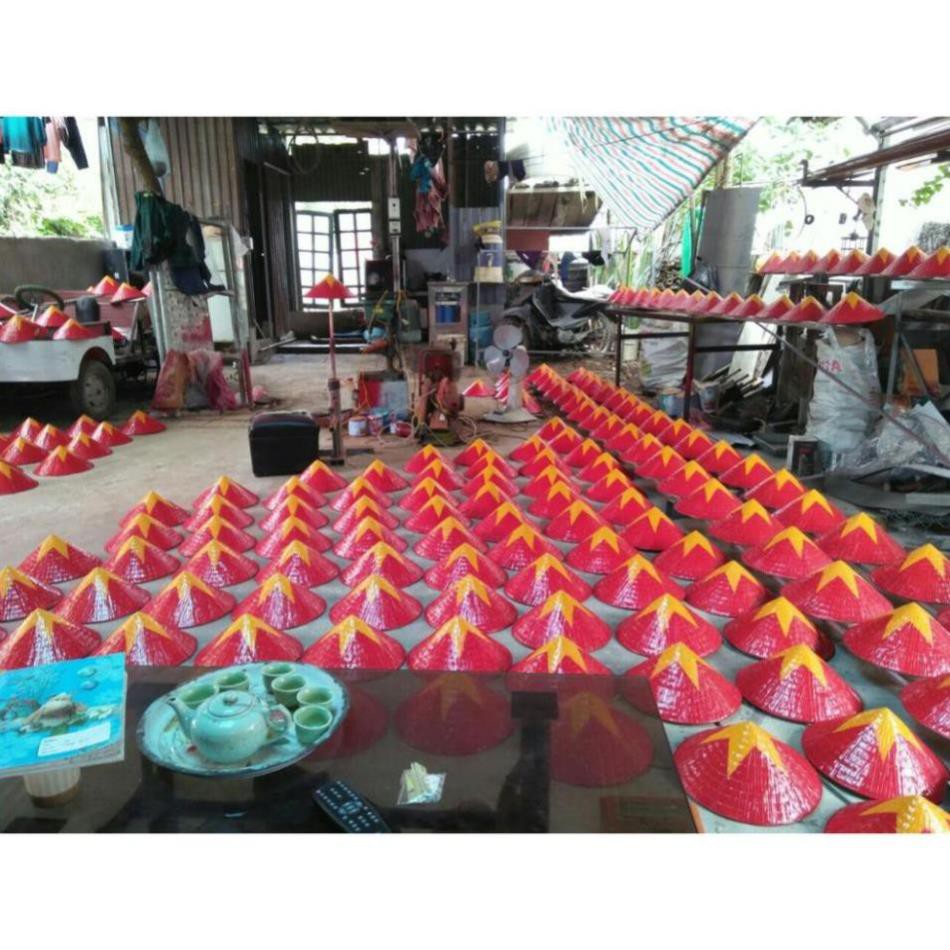 Xưởng SX- NÓN LÁ CỜ ĐỎ SAO VÀNG -Tre Việt