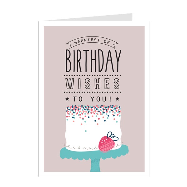 Thiệp sinh nhật Grey, birthday card , thiệp 7.5x10cm, kèm phong bì, Made in Vietnam