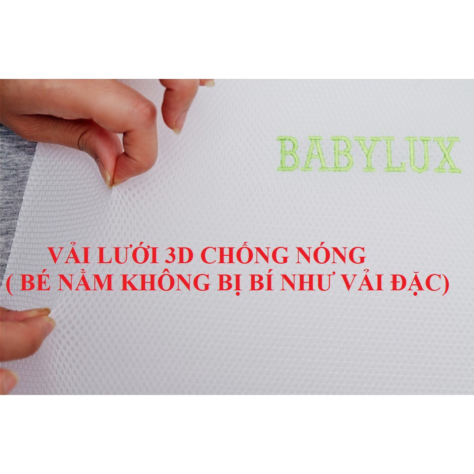 GỐI CHỐNG TRÀO NGƯỢC 15 ĐỘ & NGỦ ĐÚNG TƯ THẾ BABYLUX+ THANH ĐỒ CHƠI