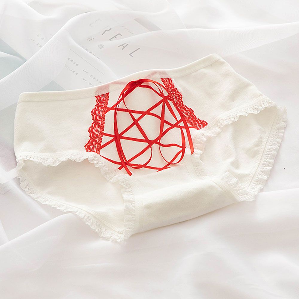 Quần lót cotton không đường may thoáng khí dễ thương quyến rũ cho nữ