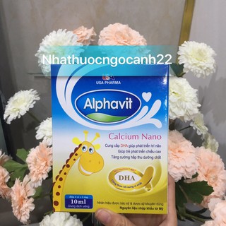 ALPHAVIT CALCIUM NANO tăng cường canxi cho hệ xương chắc khỏe