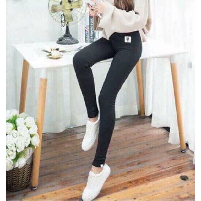 QUẦN LEGGING LÓT LÔNG DÀY MỀM MỊN ẤM