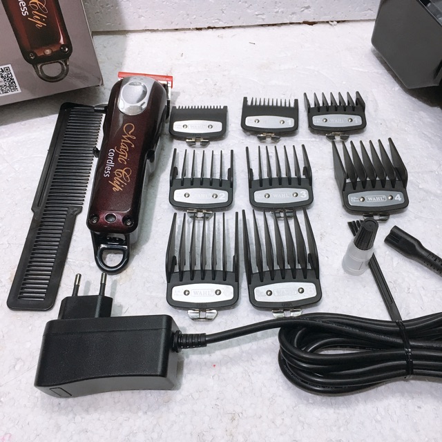 Tông Đơ Wahl Magic Clip không dây Trung Quốc cữ gá thép