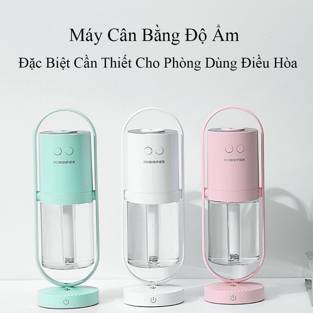 Máy Cân Bằng Độ Ẩm Không Khí Humidifier Công Nghệ Đức 200ml Kèm Sạc USB Tiện Lợi