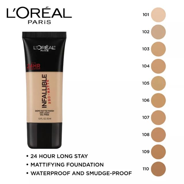 [Auth chuẩn Mỹ] Kem nền kiềm dầu 24 giờ Infallible foundation | BigBuy360 - bigbuy360.vn