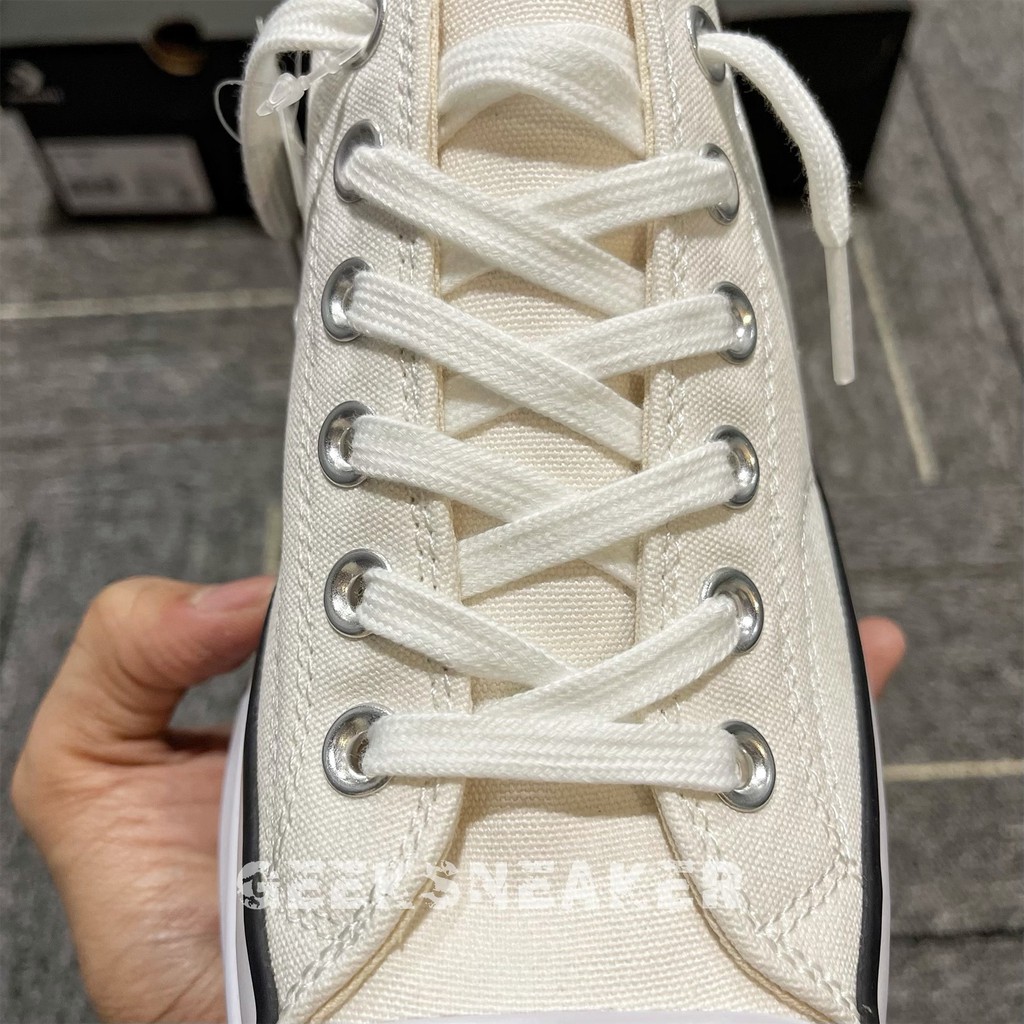 [GeekSneaker] Giày CVS JW ANDERSON CỔ THẤP - Màu trắng - White Low Top